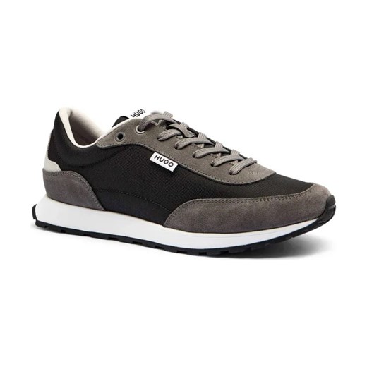 HUGO Sneakersy Icelin_Runn_rnsd | z dodatkiem skóry ze sklepu Gomez Fashion Store w kategorii Buty sportowe męskie - zdjęcie 184309807