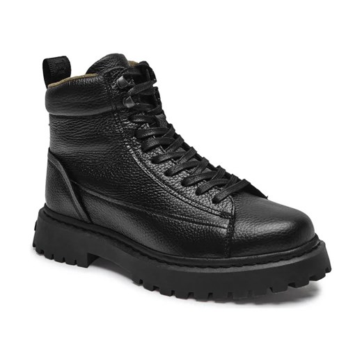 Tommy Jeans Skórzane buty wysokie TJM Warm Lining Boot ze sklepu Gomez Fashion Store w kategorii Buty zimowe męskie - zdjęcie 184309825