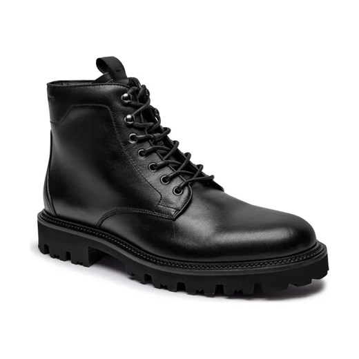 BOSS BLACK Skórzane trapery Julyo ze sklepu Gomez Fashion Store w kategorii Buty zimowe męskie - zdjęcie 184309845