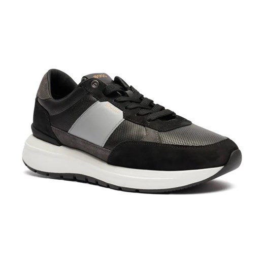 BOSS BLACK Skórzane sneakersy Jace_Runn ze sklepu Gomez Fashion Store w kategorii Buty sportowe męskie - zdjęcie 184309905
