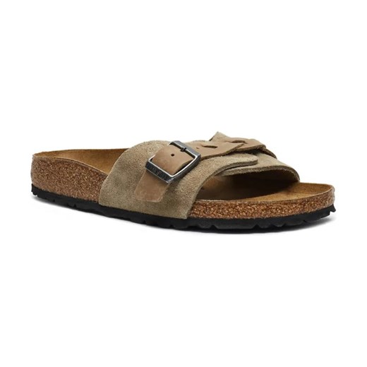 Birkenstock Skórzane klapki Oita ze sklepu Gomez Fashion Store w kategorii Klapki damskie - zdjęcie 184309946