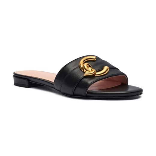 Coccinelle Skórzane klapki ze sklepu Gomez Fashion Store w kategorii Klapki damskie - zdjęcie 184309975