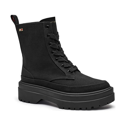 Tommy Hilfiger Botki | z dodatkiem skóry ze sklepu Gomez Fashion Store w kategorii Botki - zdjęcie 184310029
