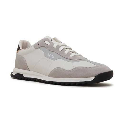 BOSS BLACK Skórzane sneakersy Zayn Lowp ltsd ze sklepu Gomez Fashion Store w kategorii Buty sportowe męskie - zdjęcie 184310036