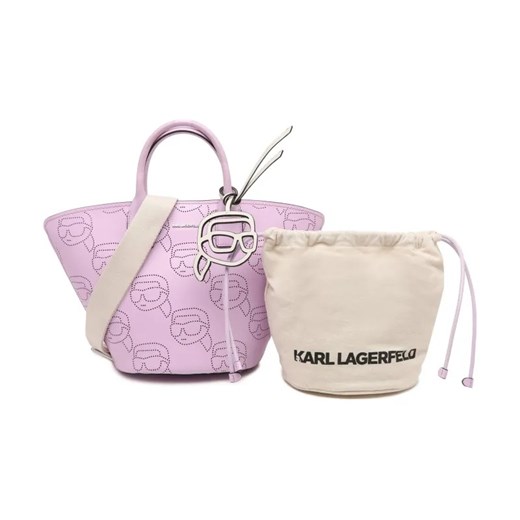 Karl Lagerfeld Skórzany kuferek ikonik 2.0 ze sklepu Gomez Fashion Store w kategorii Kuferki - zdjęcie 184310085