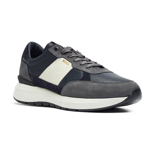 BOSS BLACK Skórzane sneakersy Jace_Runn ze sklepu Gomez Fashion Store w kategorii Buty sportowe męskie - zdjęcie 184310145