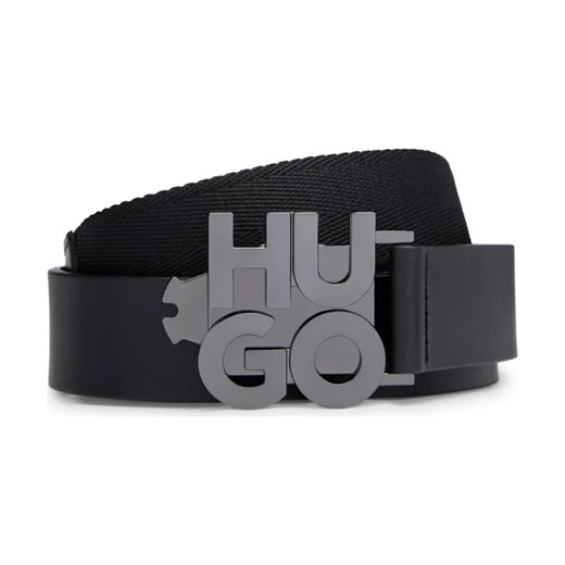 HUGO Skórzany pasek HU-GO_Os30_tap-le ze sklepu Gomez Fashion Store w kategorii Paski męskie - zdjęcie 184310165