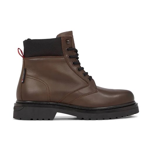 Tommy Jeans Skórzane trapery TJM LACE UP BOOT ze sklepu Gomez Fashion Store w kategorii Buty zimowe męskie - zdjęcie 184310175