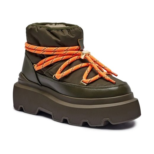 INUIKII Śniegowce ENDURANCE PUFFER | z dodatkiem skóry ze sklepu Gomez Fashion Store w kategorii Śniegowce damskie - zdjęcie 184310225