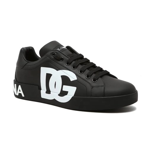 Dolce & Gabbana Skórzane trampki Dolce & Gabbana 40 wyprzedaż Gomez Fashion Store