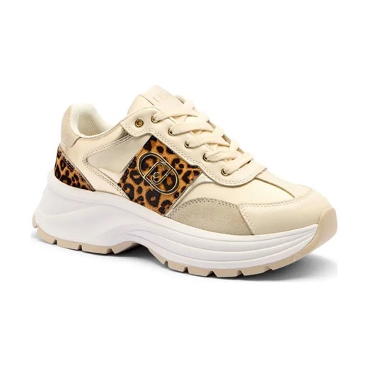 Liu Jo Sneakersy EVA 02 | z dodatkiem skóry ze sklepu Gomez Fashion Store w kategorii Buty sportowe damskie - zdjęcie 184310419