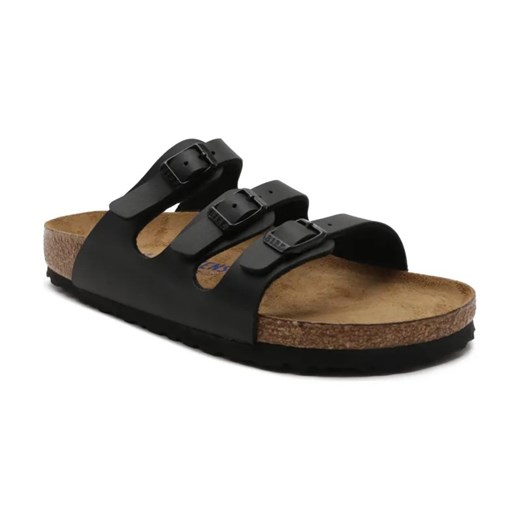 Birkenstock Klapki Florida | z dodatkiem skóry ze sklepu Gomez Fashion Store w kategorii Klapki damskie - zdjęcie 184310456