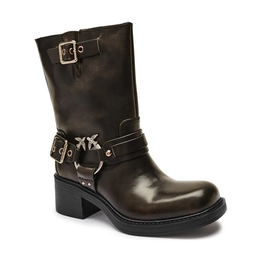 Pinko Skórzane botki na słupku ALYS 02 ze sklepu Gomez Fashion Store w kategorii Botki - zdjęcie 184310458