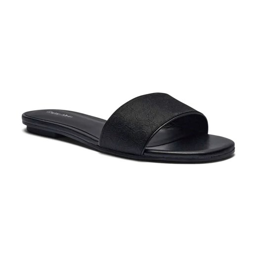 Calvin Klein Klapki | z dodatkiem skóry ze sklepu Gomez Fashion Store w kategorii Klapki damskie - zdjęcie 184310499