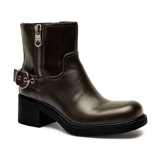 Pinko Skórzane botki na słupku ALYS 05 ze sklepu Gomez Fashion Store w kategorii Botki - zdjęcie 184310535