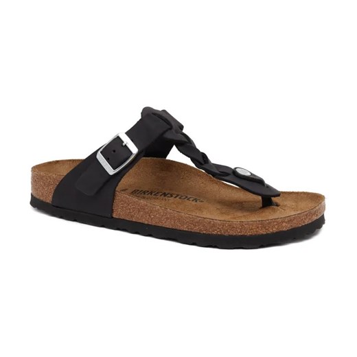 Birkenstock Skórzane japonki Gizeh Braided LEOI ze sklepu Gomez Fashion Store w kategorii Klapki damskie - zdjęcie 184310668