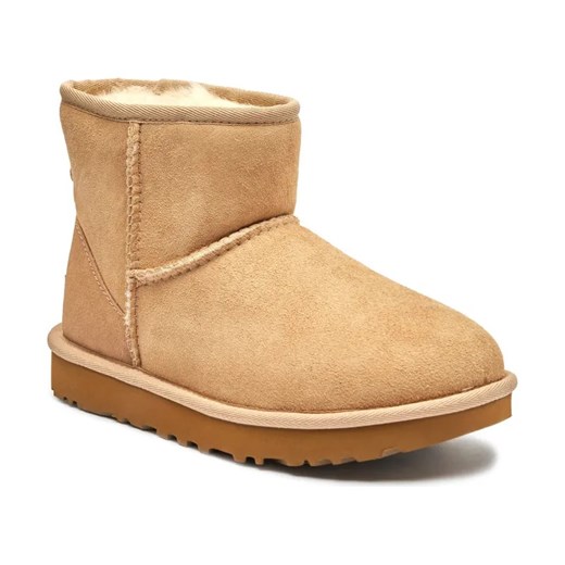 UGG Skórzane śniegowce Classic Mini II | z dodatkiem wełny 40 Gomez Fashion Store