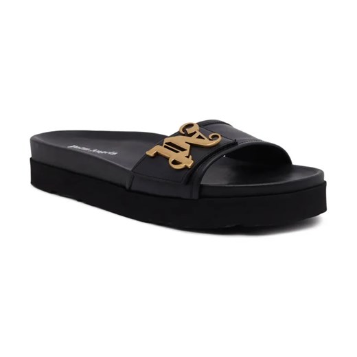 Palm Angels Skórzane klapki ze sklepu Gomez Fashion Store w kategorii Klapki damskie - zdjęcie 184310845