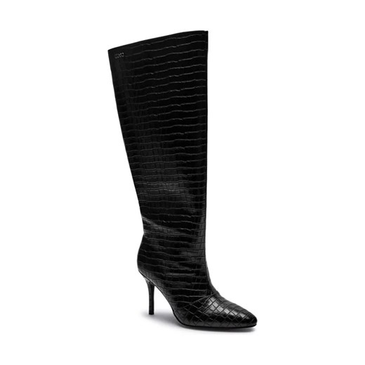 Liu Jo Kozaki na szpilce WHITE 01 | z dodatkiem skóry ze sklepu Gomez Fashion Store w kategorii Kozaki damskie - zdjęcie 184310949