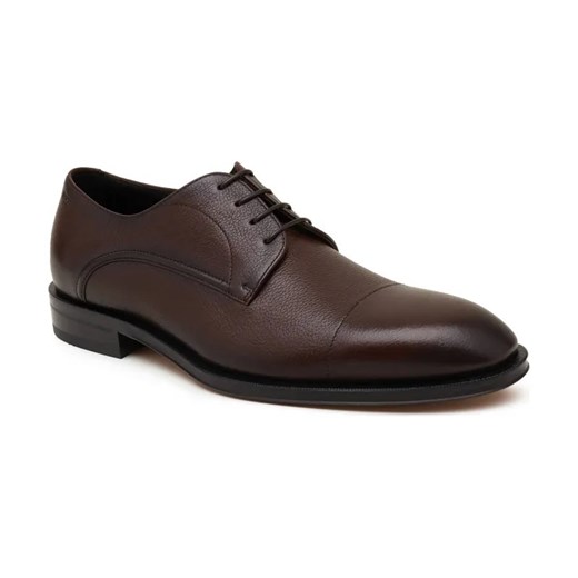 BOSS BLACK Skórzane półbuty Derrek ze sklepu Gomez Fashion Store w kategorii Buty eleganckie męskie - zdjęcie 184310987