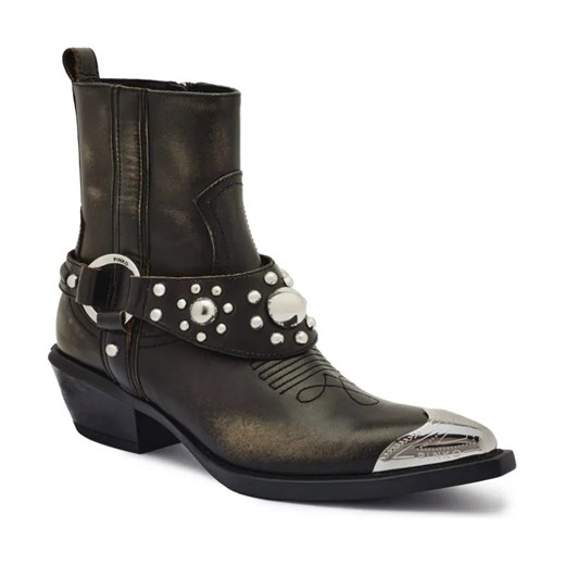 Pinko Skórzane kowbojki ze sklepu Gomez Fashion Store w kategorii Botki - zdjęcie 184310998