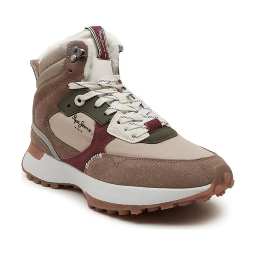Pepe Jeans London Ocieplane sneakersy LUCKY TRECK ze sklepu Gomez Fashion Store w kategorii Buty sportowe damskie - zdjęcie 184310999