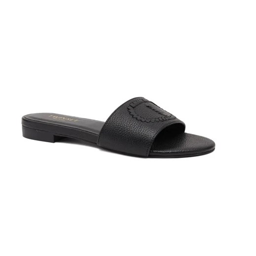 TWINSET Skórzana klapki ze sklepu Gomez Fashion Store w kategorii Klapki damskie - zdjęcie 184311007