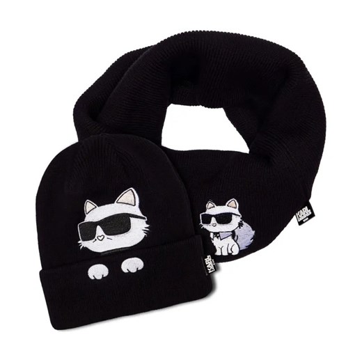 Karl Lagerfeld Kids Zestaw ze sklepu Gomez Fashion Store w kategorii Czapki dziecięce - zdjęcie 184311087