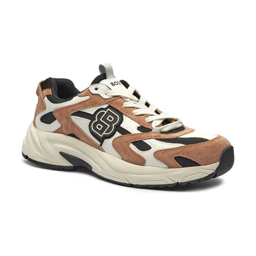 BOSS BLACK Sneakersy Levitt_Runn_BB | z dodatkiem skóry ze sklepu Gomez Fashion Store w kategorii Buty sportowe męskie - zdjęcie 184311108