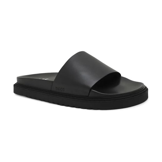 BOSS BLACK Skórzane klapki Cliff_Slid_lt 41 okazja Gomez Fashion Store