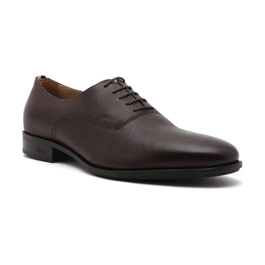 BOSS BLACK Skórzane półbuty Colby_Oxfr_gr ze sklepu Gomez Fashion Store w kategorii Buty eleganckie męskie - zdjęcie 184311149