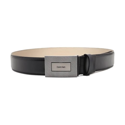Calvin Klein Skórzany pasek ADJ FORMAL PLAQUE ze sklepu Gomez Fashion Store w kategorii Paski męskie - zdjęcie 184311247