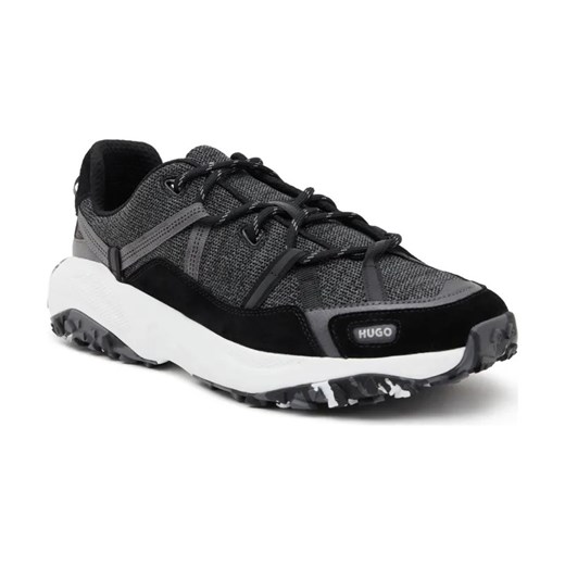 HUGO Sneakersy GO1ST | z dodatkiem skóry ze sklepu Gomez Fashion Store w kategorii Buty sportowe męskie - zdjęcie 184311325