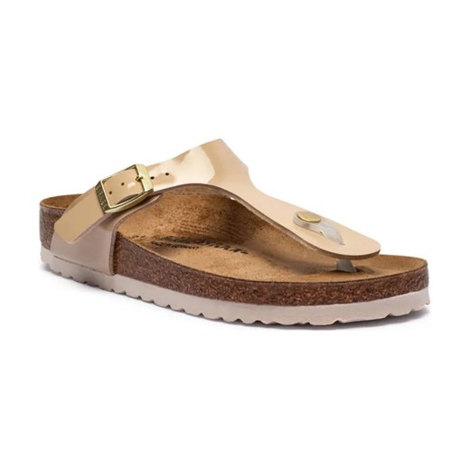 Birkenstock Japonki Gizeh | narrow | z dodatkiem skóry ze sklepu Gomez Fashion Store w kategorii Klapki damskie - zdjęcie 184311327