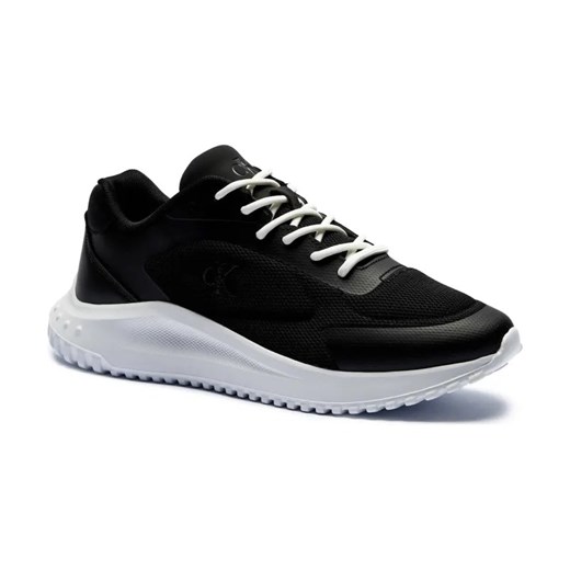 Calvin Klein Jeans Sneakersy EVA RUNNER | z dodatkiem skóry ze sklepu Gomez Fashion Store w kategorii Buty sportowe męskie - zdjęcie 184311346