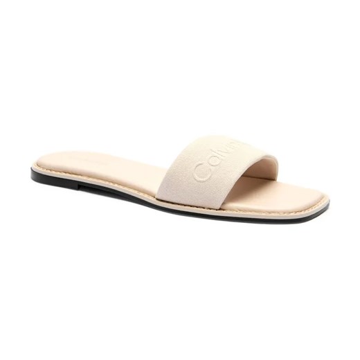 Calvin Klein Klapki | z dodatkiem skóry ze sklepu Gomez Fashion Store w kategorii Klapki damskie - zdjęcie 184311378