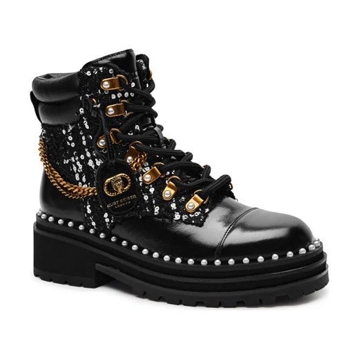 Kurt Geiger Skórzane botki CHELSEA COMBAT ze sklepu Gomez Fashion Store w kategorii Workery damskie - zdjęcie 184311509
