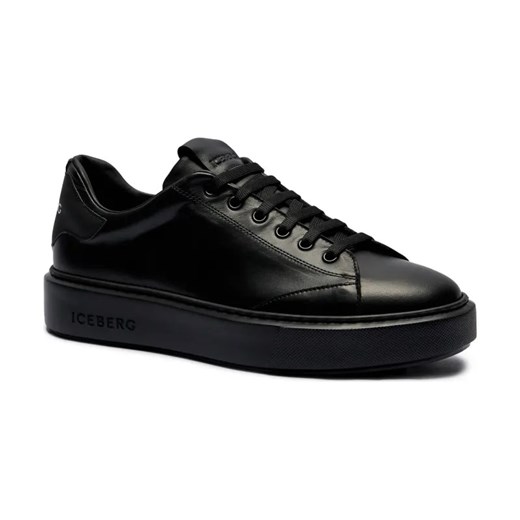 Iceberg Skórzane sneakersy ze sklepu Gomez Fashion Store w kategorii Buty sportowe męskie - zdjęcie 184311518