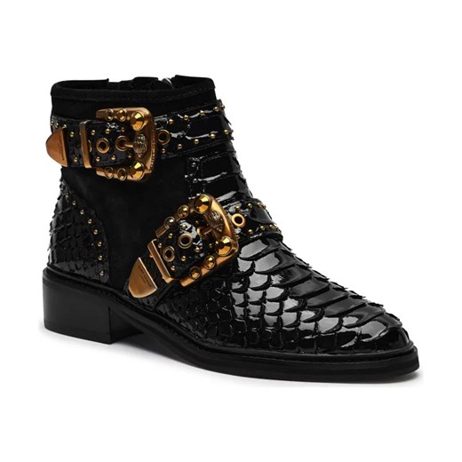 Kurt Geiger Skórzane bikery MADDOX ze sklepu Gomez Fashion Store w kategorii Botki - zdjęcie 184311596