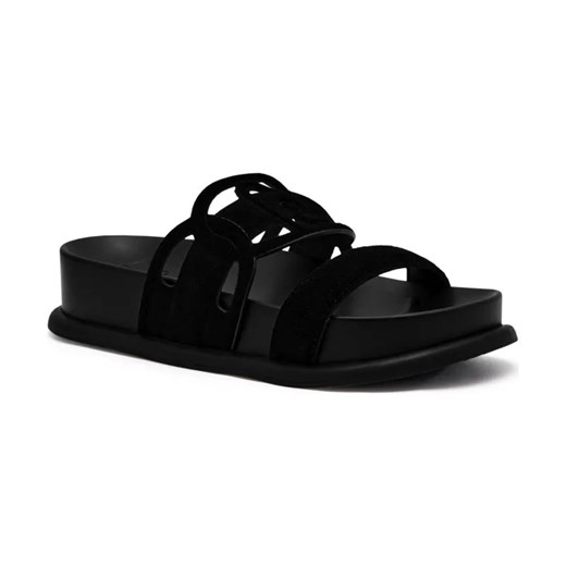 Liu Jo Skórzane klapki LOREN 06 ze sklepu Gomez Fashion Store w kategorii Klapki damskie - zdjęcie 184311618
