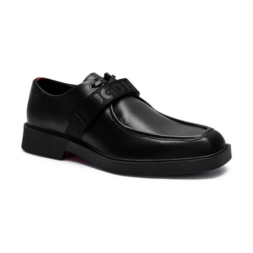 HUGO Skórzane loafersy Iker_Derb_al ze sklepu Gomez Fashion Store w kategorii Mokasyny męskie - zdjęcie 184311668