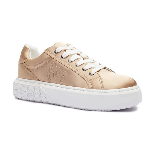 Pinko Sneakersy YOKO 11 | z dodatkiem skóry ze sklepu Gomez Fashion Store w kategorii Buty sportowe damskie - zdjęcie 184311696