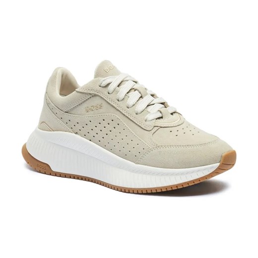 BOSS BLACK Skórzane sneakersy TTNMEVO_Runn_sd ze sklepu Gomez Fashion Store w kategorii Buty sportowe damskie - zdjęcie 184311738