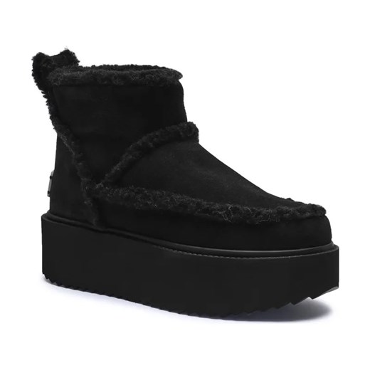 INUIKII Skórzane śniegowce Inuikii X Coccinelle Classic Low Shearling | z dodatkiem wełny ze sklepu Gomez Fashion Store w kategorii Śniegowce damskie - zdjęcie 184311775