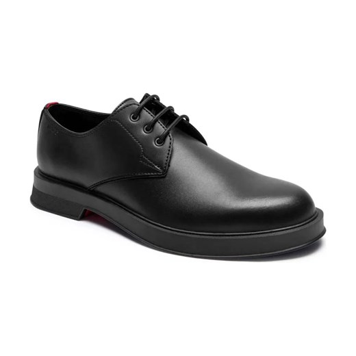 HUGO Skórzane derby Lenner_Derb_al ze sklepu Gomez Fashion Store w kategorii Buty eleganckie męskie - zdjęcie 184311777