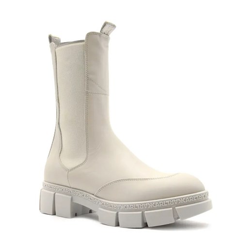 Karl Lagerfeld Skórzane sztyblety ARIA ze sklepu Gomez Fashion Store w kategorii Botki - zdjęcie 184311805