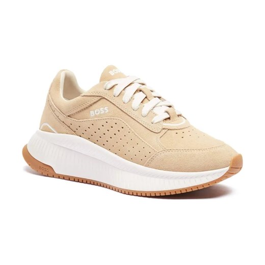 BOSS BLACK Skórzane sneakersy TTNMEVO_Runn_sd ze sklepu Gomez Fashion Store w kategorii Buty sportowe damskie - zdjęcie 184311817
