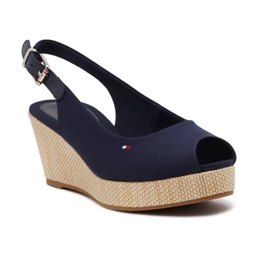 Tommy Hilfiger Koturny Iconic Elba Sling | z dodatkiem skóry ze sklepu Gomez Fashion Store w kategorii Espadryle damskie - zdjęcie 184311936