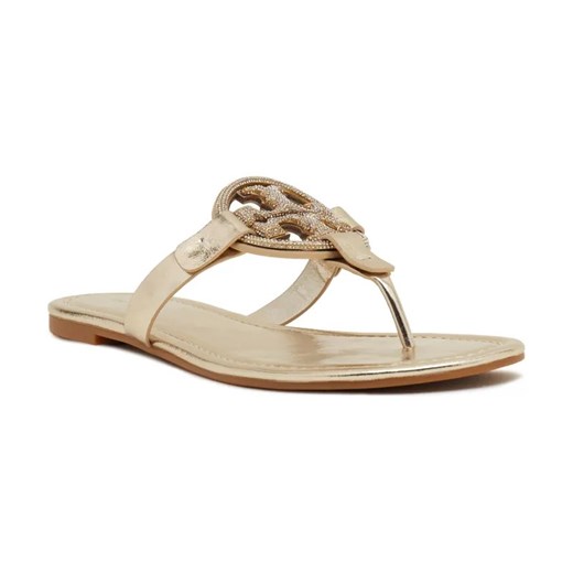 TORY BURCH Skórzane japonki MILLER PAVE ze sklepu Gomez Fashion Store w kategorii Klapki damskie - zdjęcie 184311949