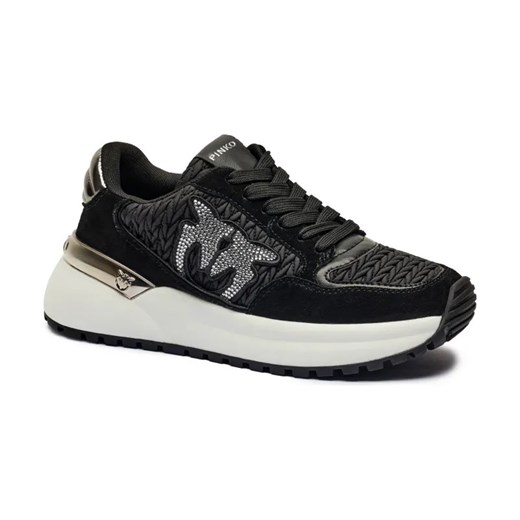 Pinko Sneakersy GEM 07 | z dodatkiem skóry ze sklepu Gomez Fashion Store w kategorii Buty sportowe damskie - zdjęcie 184311977